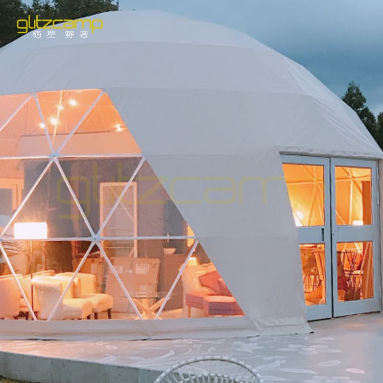 Eco living dome dwell Dome tent house glamping dome  (22)