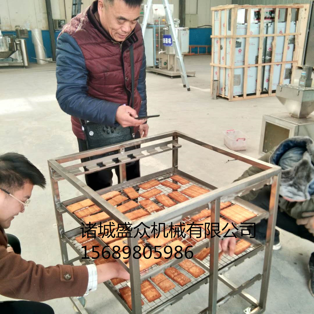 盛众供应烟熏炉   全自动烟熏炉 蒸熏烤炉 食品斩拌机 600L滚揉机示例图11